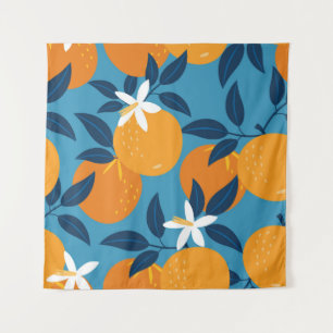 Tenture Motif orange : texture transparente vintage