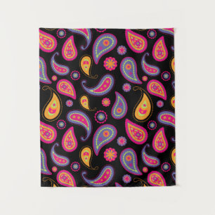 Tenture Motif Paisley Coloré