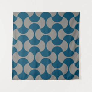 Tenture Motif pastel sans charme dans le style années 60. 