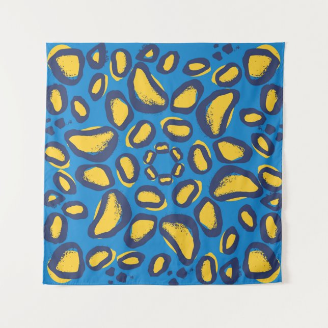 Tenture Motif poster de animal Leopard (Devant)