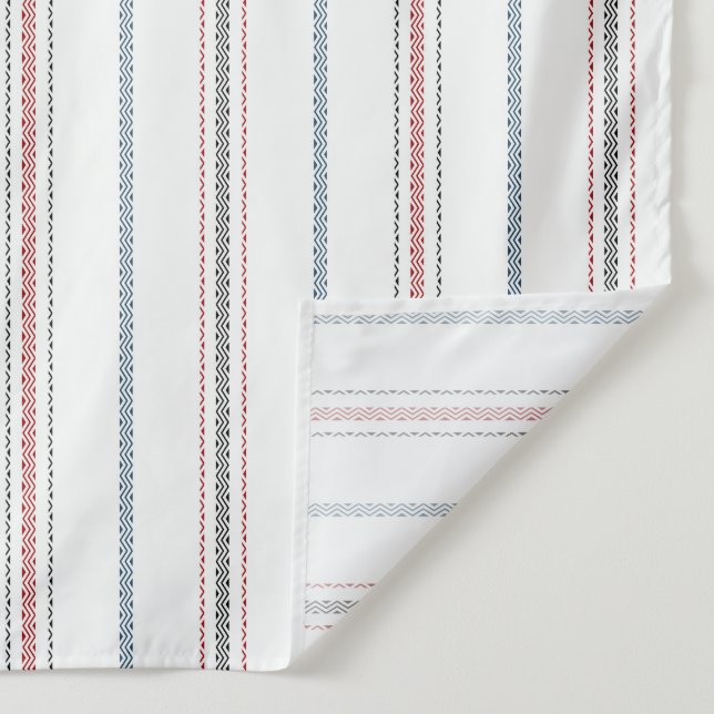 Tenture Motif rayé élégant. (Détail)