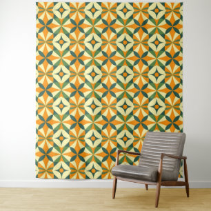 Tenture Motif rétro sans couture décoratif