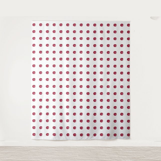 Tenture Motif rose (Devant)