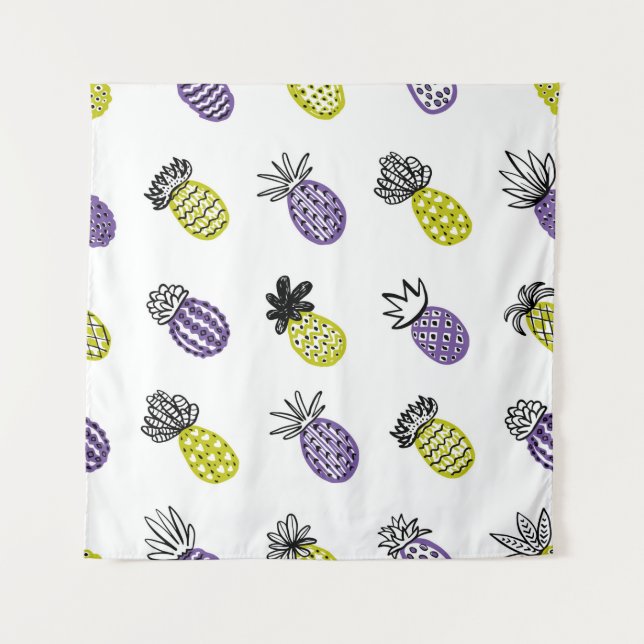 Tenture Motif sans ananas (Devant)