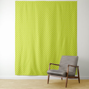 Tenture Motif sans couture à pois lime vifs
