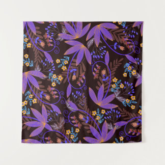 Tenture Motif sans couture avec de minuscules fleurs vives