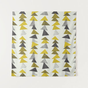 Tenture Motif sans couture avec différents triangles en s