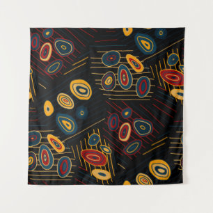 Tenture Motif sans couture avec doodles modernes abstraits