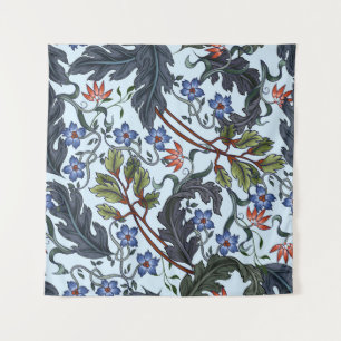 Tenture Motif sans couture avec fleurs dans le style art d