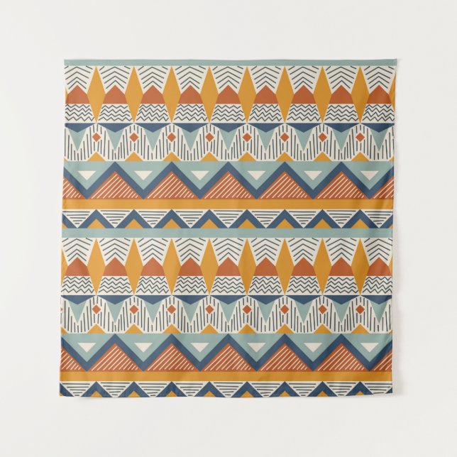 Tenture Motif sans couture dans le style navajo (Devant)