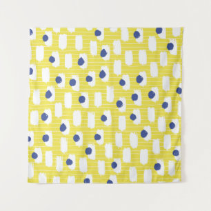 Tenture Motif sans couture de brosse dessinée à la main.