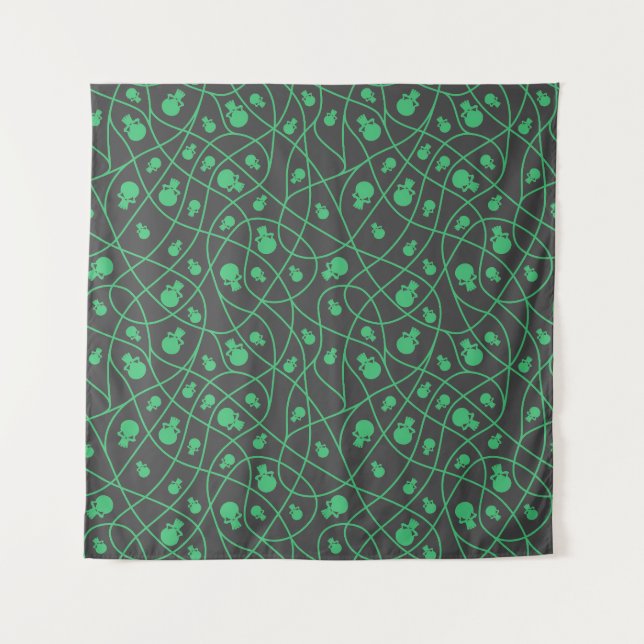 Tenture Motif sans couture effrayant A (Style : 1) (Devant)