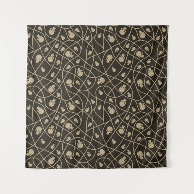 Tenture Motif sans couture effrayant A (Style : 2) (Devant)