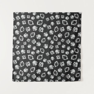 Tenture Motif sans couture effrayant D (Style : 3)