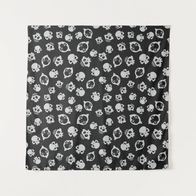 Tenture Motif sans couture effrayant D (Style : 3) (Devant)