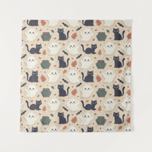 Tenture Motif sans couture effrayant I (Style : 1)