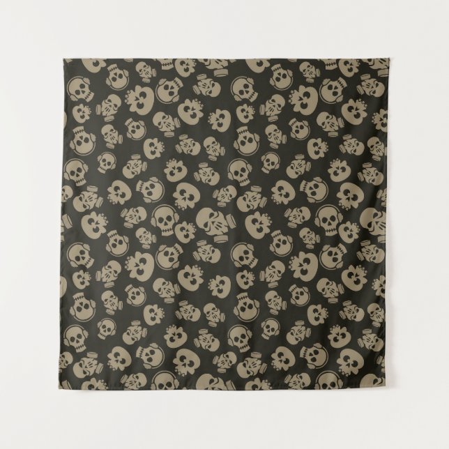 Tenture Motif sans couture Épouvantable E (Style : 3) (Devant)