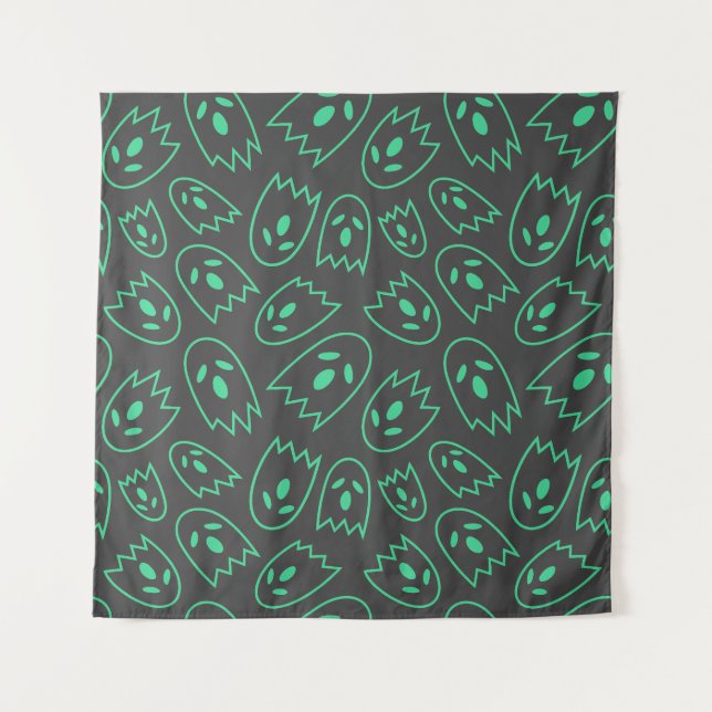 Tenture Motif sans couture Épouvantable H (Style: 2) (Devant)