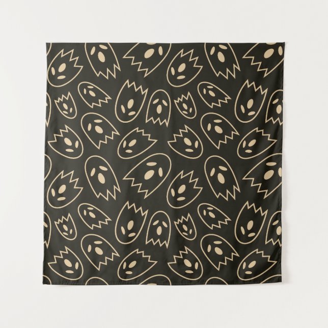 Tenture Motif sans couture Épouvantable H (Style : 3) (Devant)