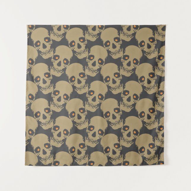Tenture Motif sans couture épouvantable J (Style : 2) (Devant)