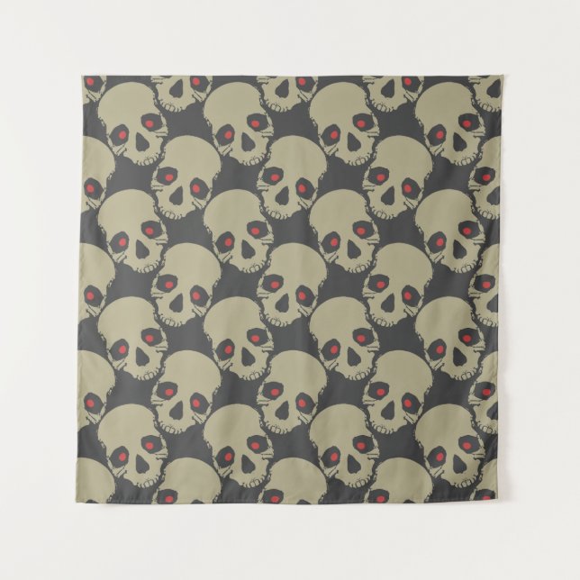 Tenture Motif sans couture épouvantable K (Style: 2) (Devant)