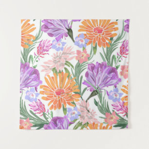 Tenture Motif sans couture florale art. Gloire du matin, i
