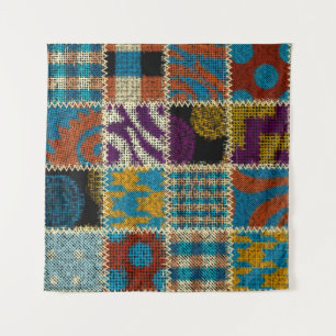 Tenture Motif sans couture Patchwork