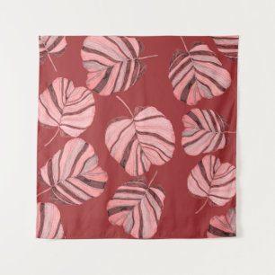 Tenture Motif sans faille créative avec feuilles tropicaux