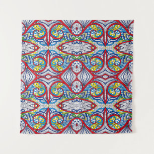 Tenture Motif sans fil Tribal Ornemental. Illustration.
