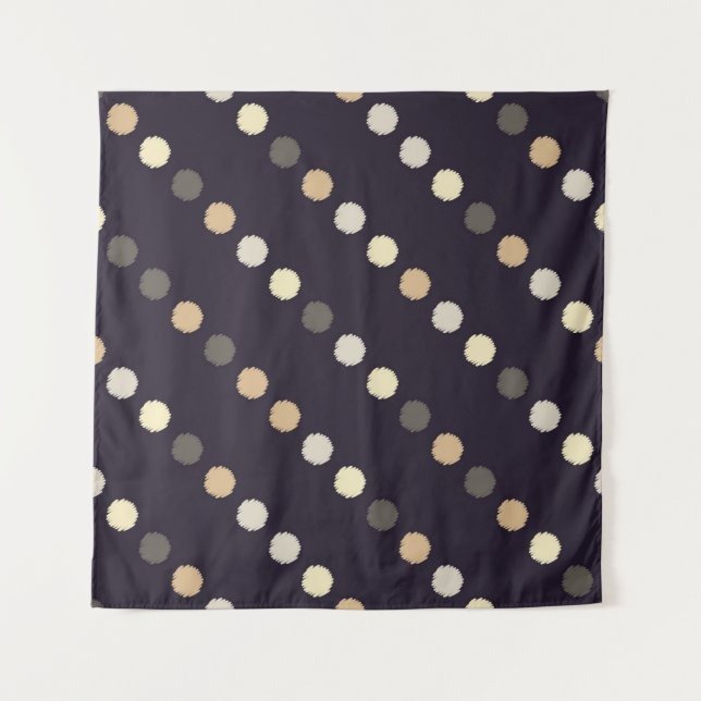 Tenture Motif sans soudure à point Polka. La texture cribl (Devant)