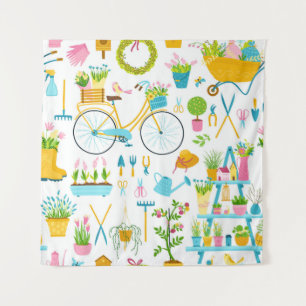 Tenture Motif sans soudure à ressort en simple carto dessi