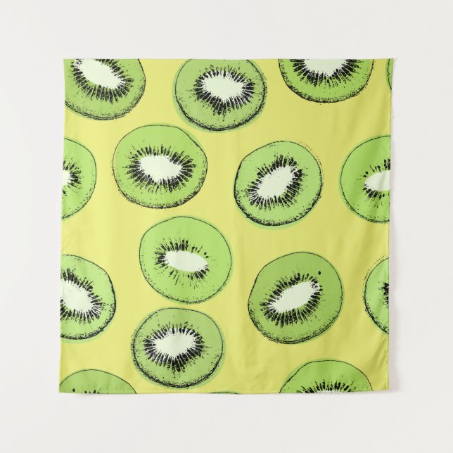 Tenture Motif sans soudure aux fruits Kiwi, arrière - plan (Devant)