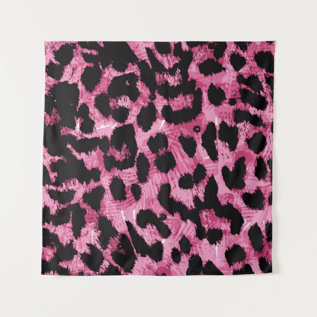 Tenture Motif sans soudure Leopard (Devant)