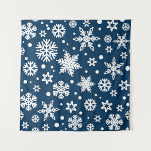 Tenture Motif Snowflake