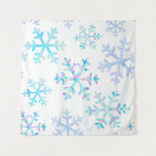 Tenture Motif Snowflake