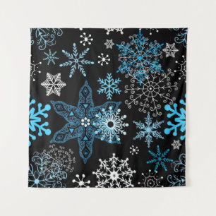Tenture Motif Snowflake