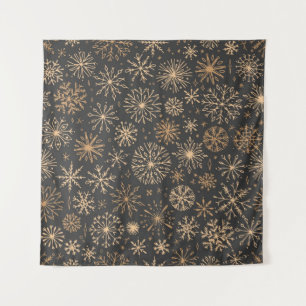 Tenture Motif Snowflake