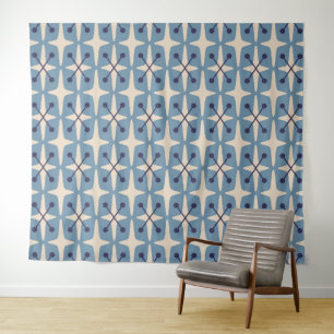 Tenture Motif Starburst moderne du milieu du siècle