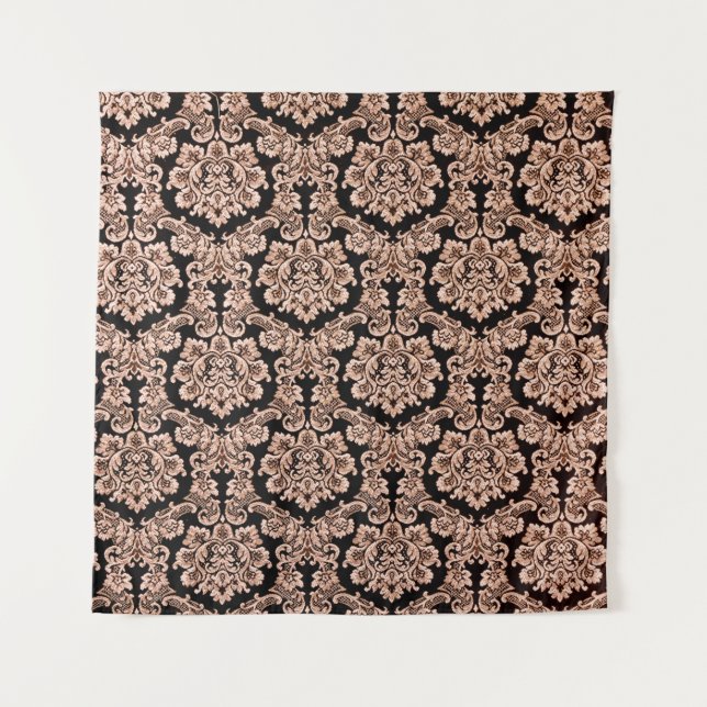 Tenture motif traditionnel indien paisley (Devant)