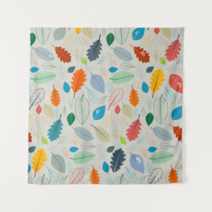 Tenture Motif transparent - Feuilles d'automne vintages Il