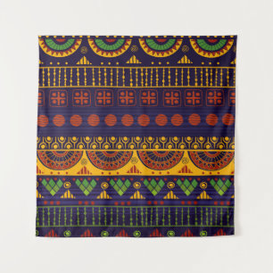 Tenture Motif tribal, polyvalent pour diverses utilisation