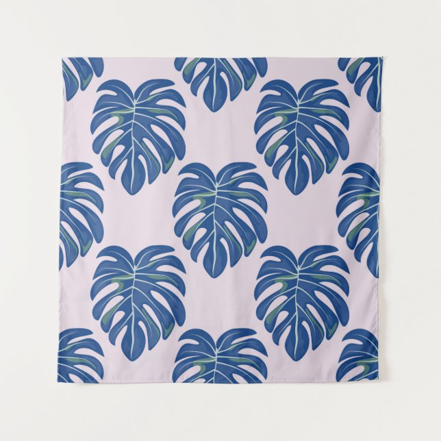 Tenture Motif Tropical sans faille avec feuilles. Belle t (Devant)