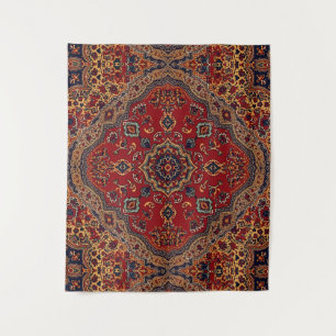 Tenture Motif Turc Oriental Perse Antique Vintage 