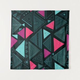 Tenture Motif vintage et transparent avec boho tribal ethn