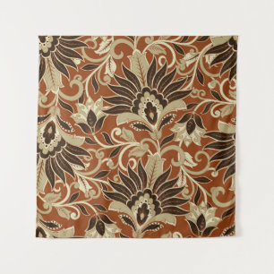 Tenture motif vintage fleuri sans couture.