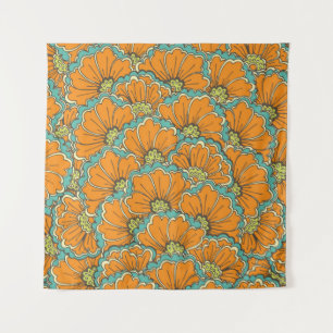 Tenture motif vintage sans soudure