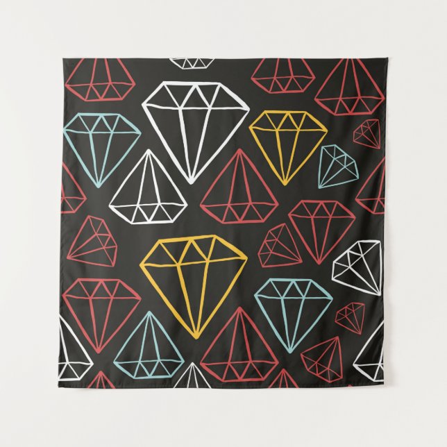 Tenture motif vintage transparent, éléments de conception  (Devant)