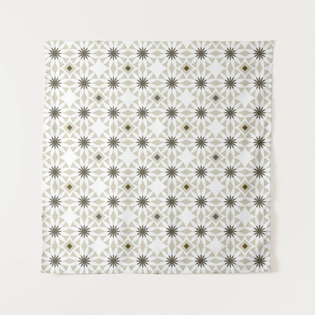 Tenture motifs géométriques ethniques Abstraits design bac (Devant)