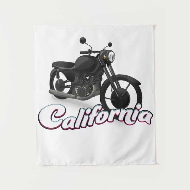 Tenture Moto de Californie (Devant)
