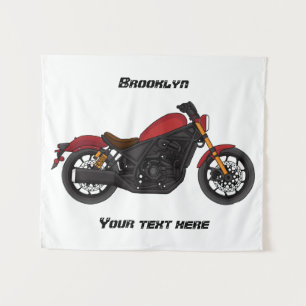 Tenture moto de style croiseur cool